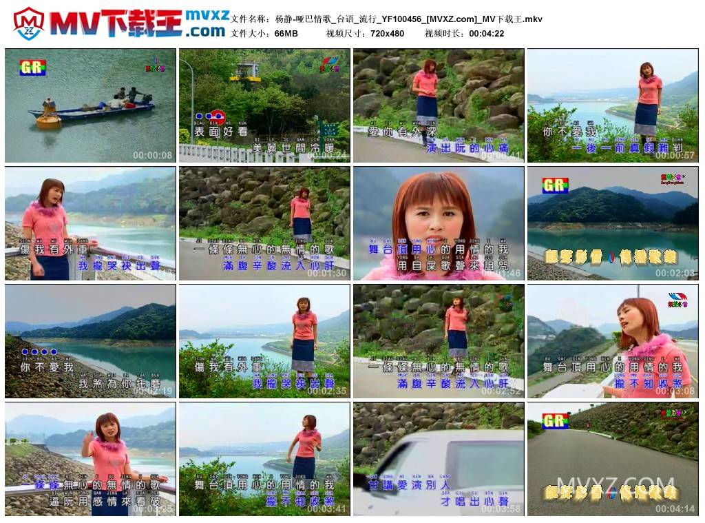 杨静-哑巴情歌_台语_流行_YF100456